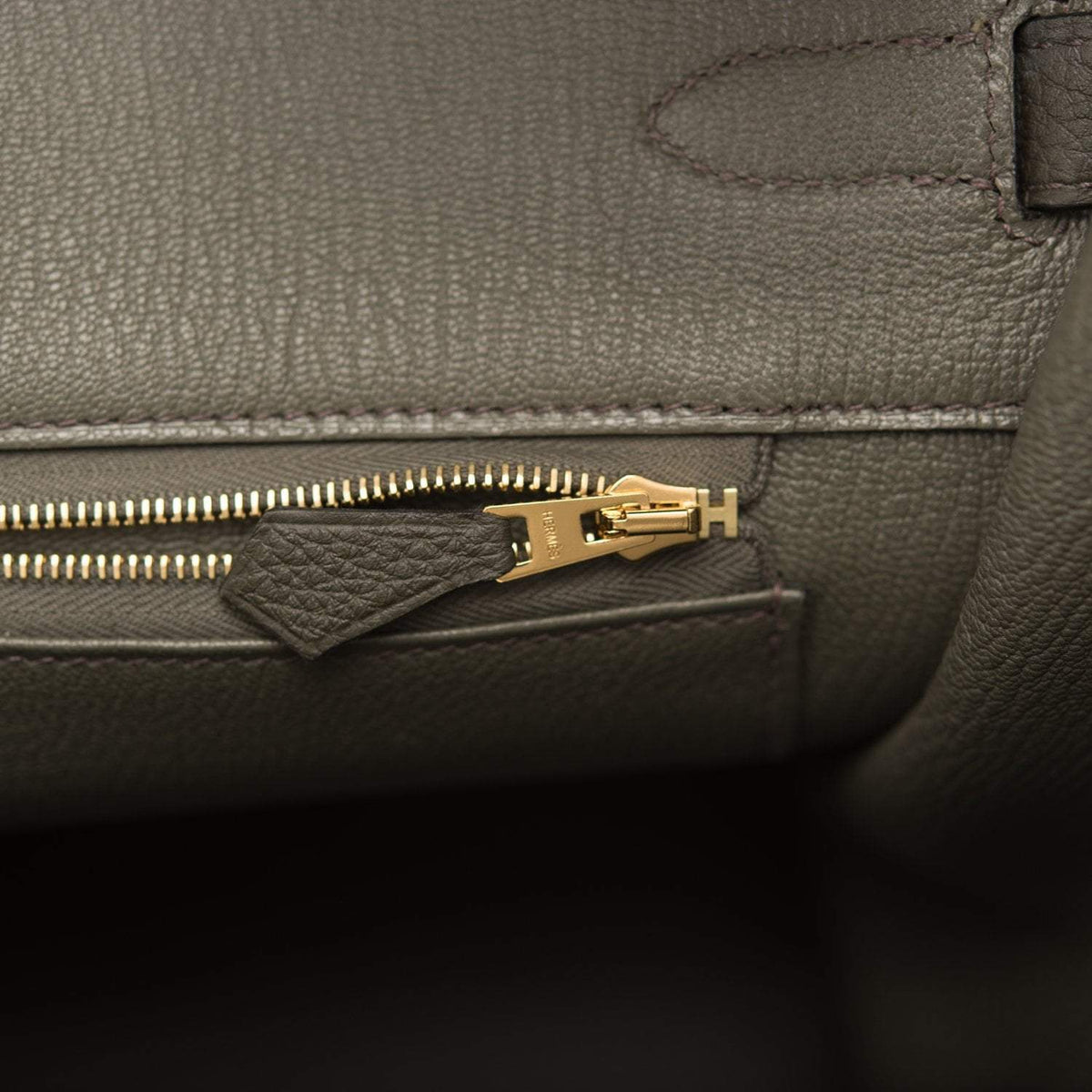 Hermes Vert de Gris Togo Birkin 35cm Gold Hardware