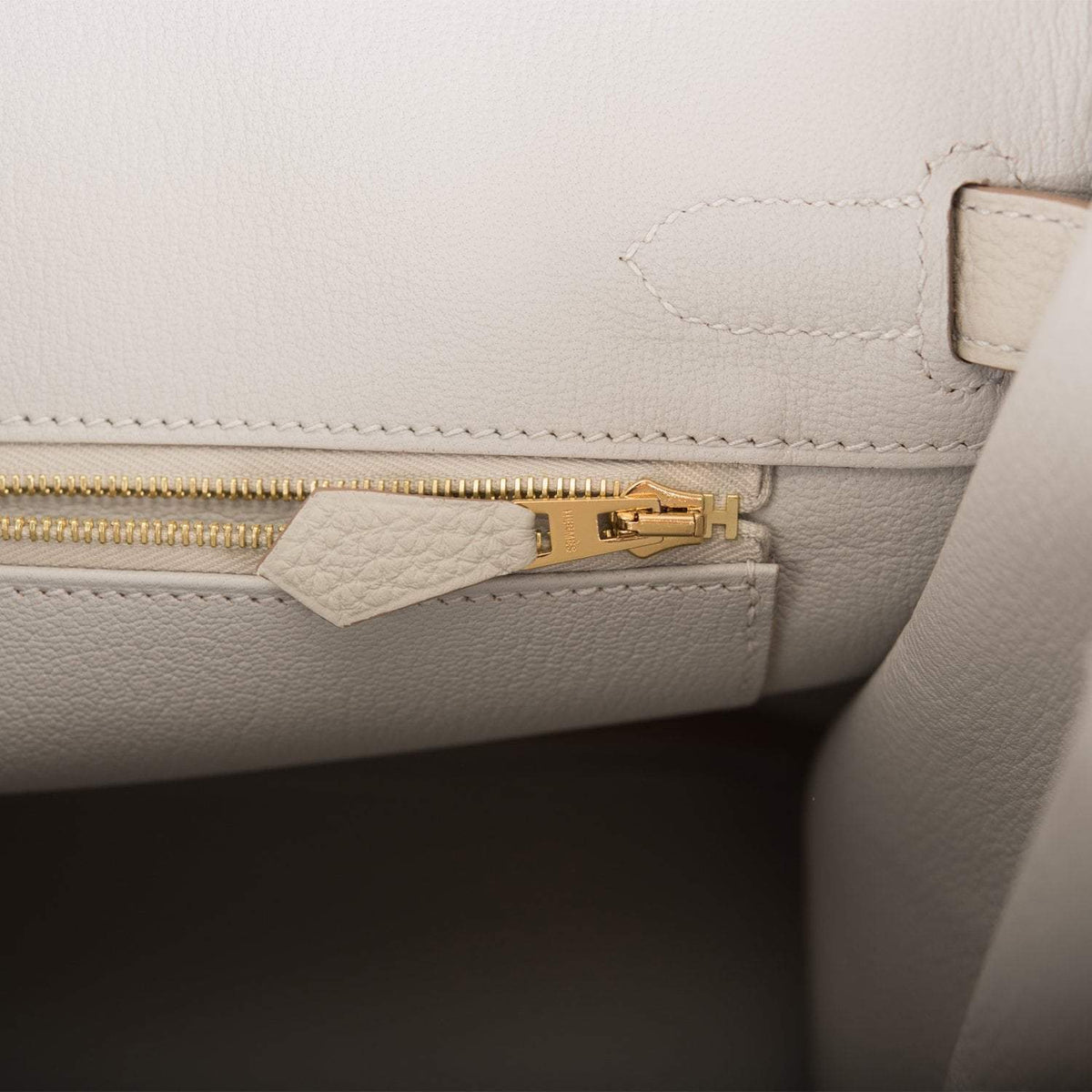 Hermes Gris Perle Togo Birkin 30cm Gold Hardware