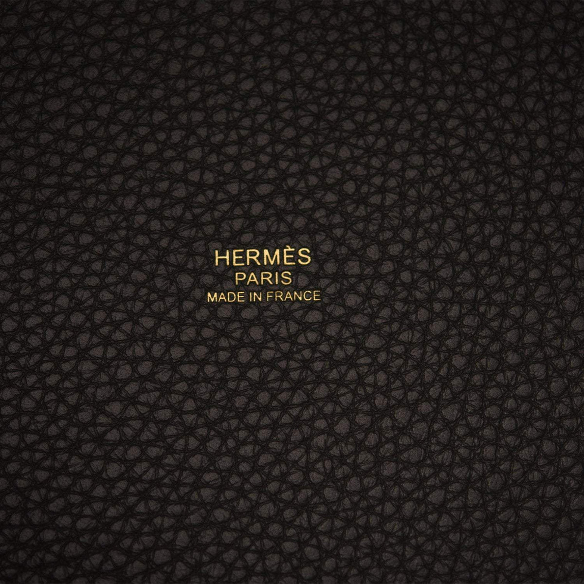 Hermes Black Clemence Picotin Lock 18cm Gold Hardware