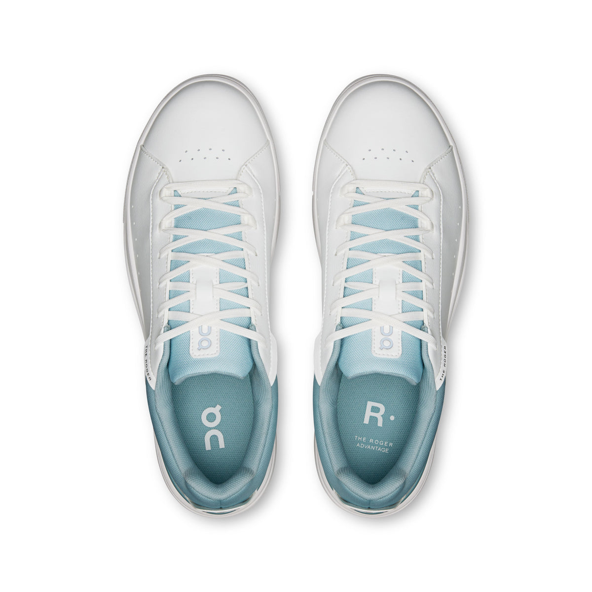 On THE ROGER Advantage Men's Shoes - White / Wash
