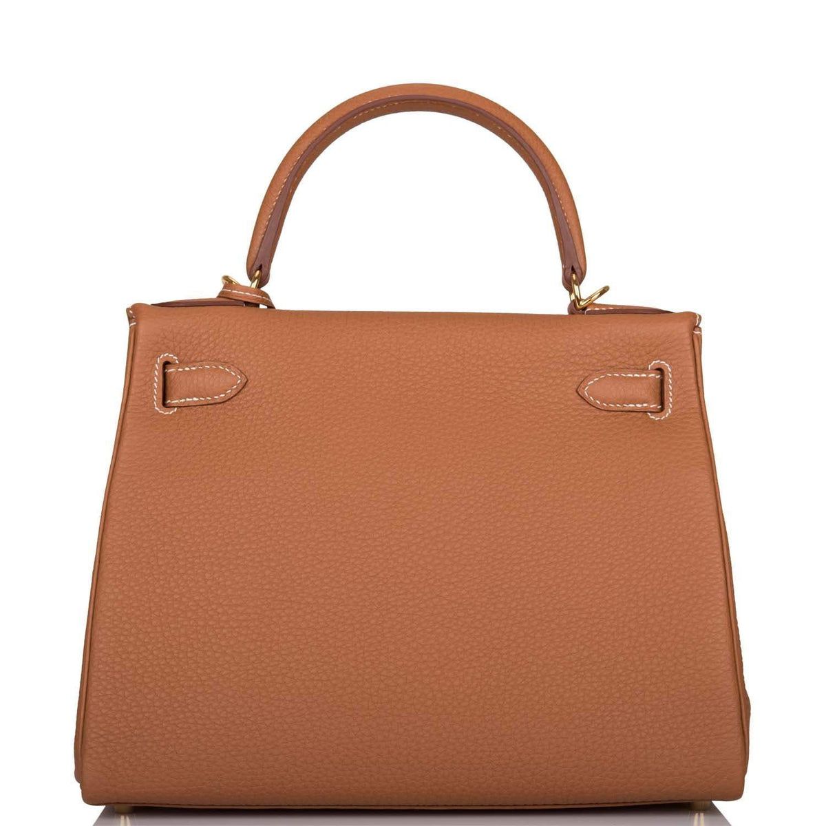 Hermes Gold Togo Retourne Kelly 28cm Gold Hardware