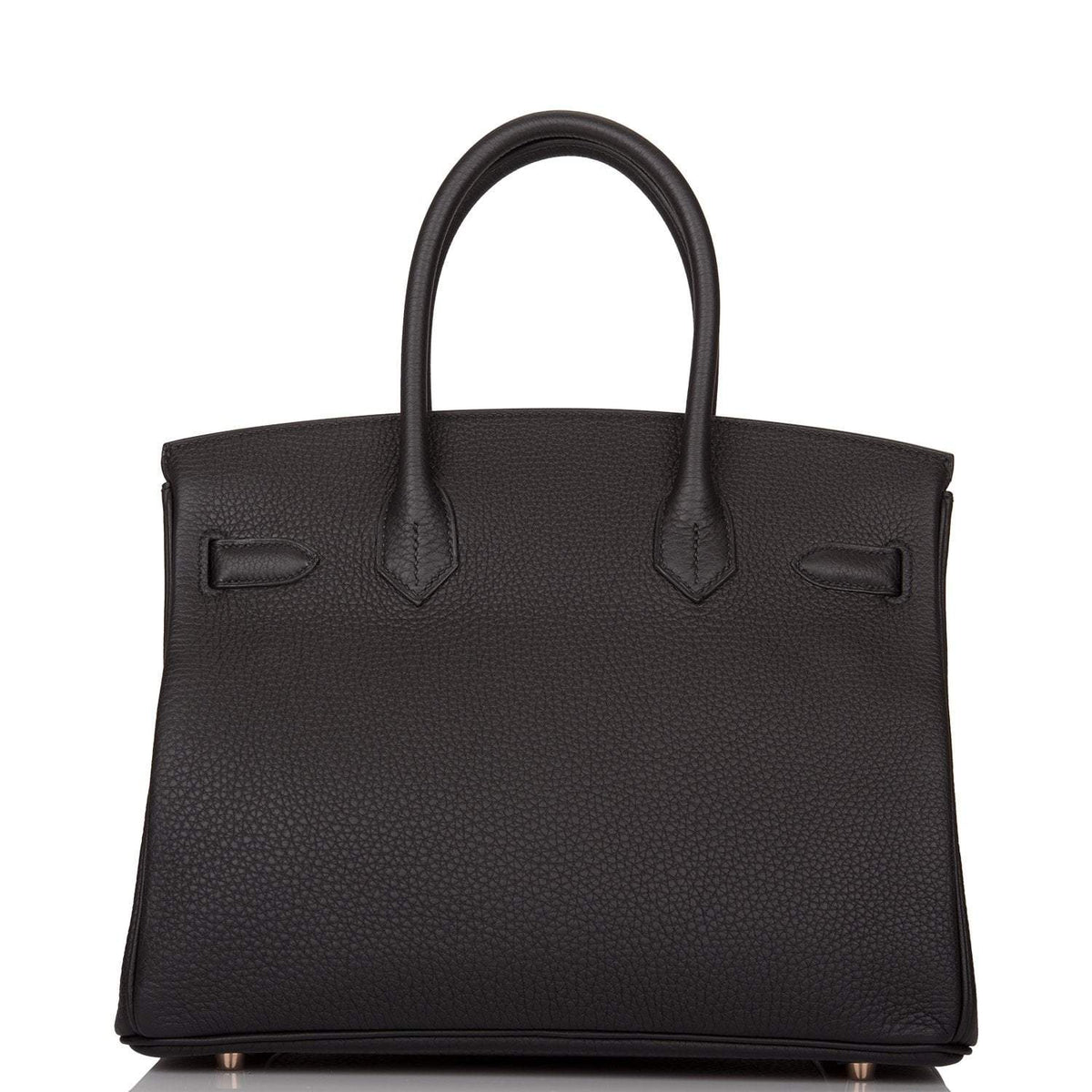Hermes Black Togo Birkin 30cm Rose Gold Hardware