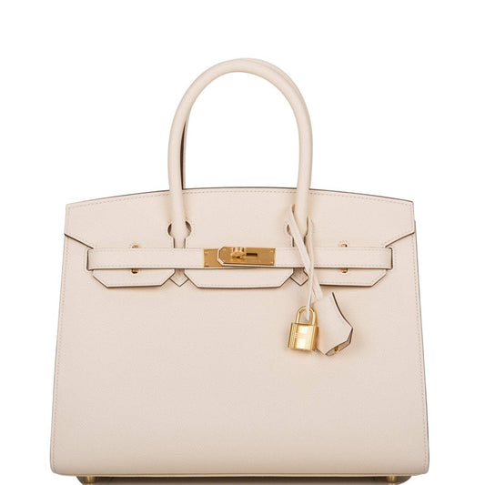 Hermes Nata Epsom Sellier Birkin 30cm Gold Hardware