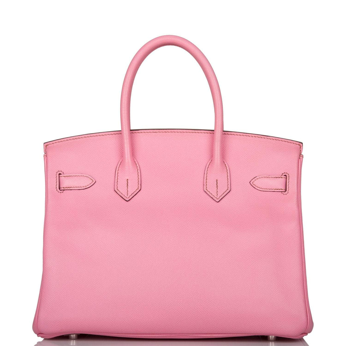 Pre-owned Hermes Birkin 30 Bubblegum 5P Epsom Palladium Hardware