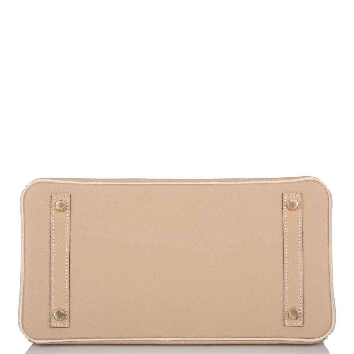 Hermes Birkin 30cm Bi-Color Trench and Craie Epsom Gold Hardware