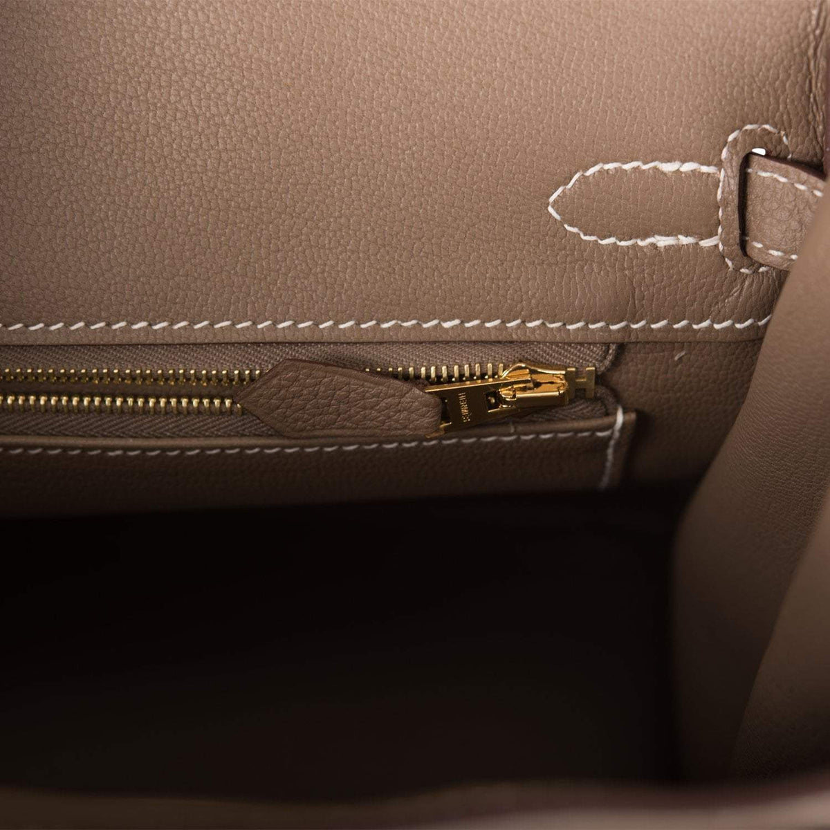 Hermes Birkin 25 Etoupe Togo Gold Hardware