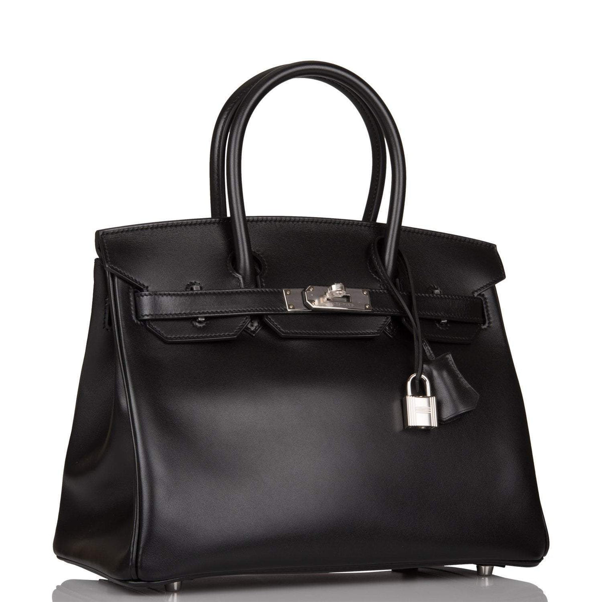 Hermes Birkin 30 Black Tadelakt Palladium Hardware