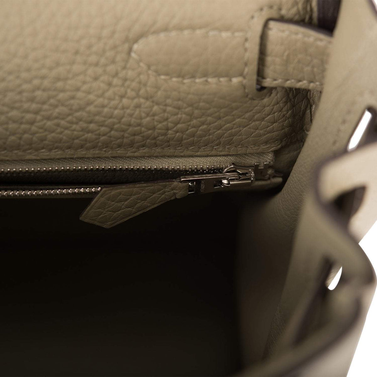 Hermes Kelly Retourne 28 Sauge Clemence Palladium Hardware