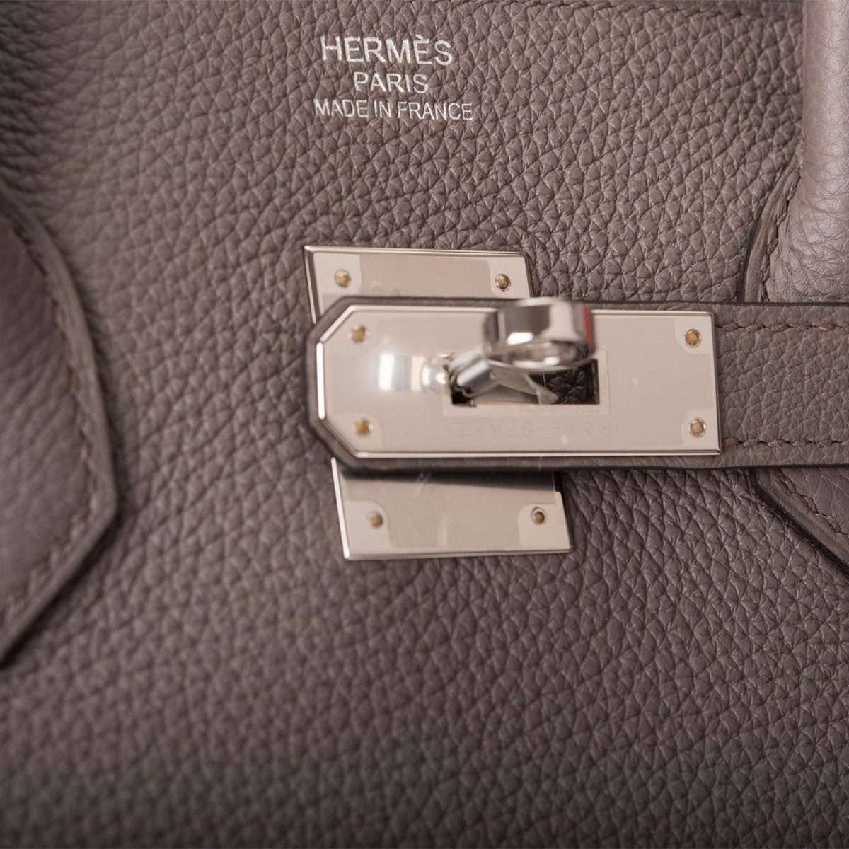 Hermes Birkin 35cm Etain Togo Palladium Hardware