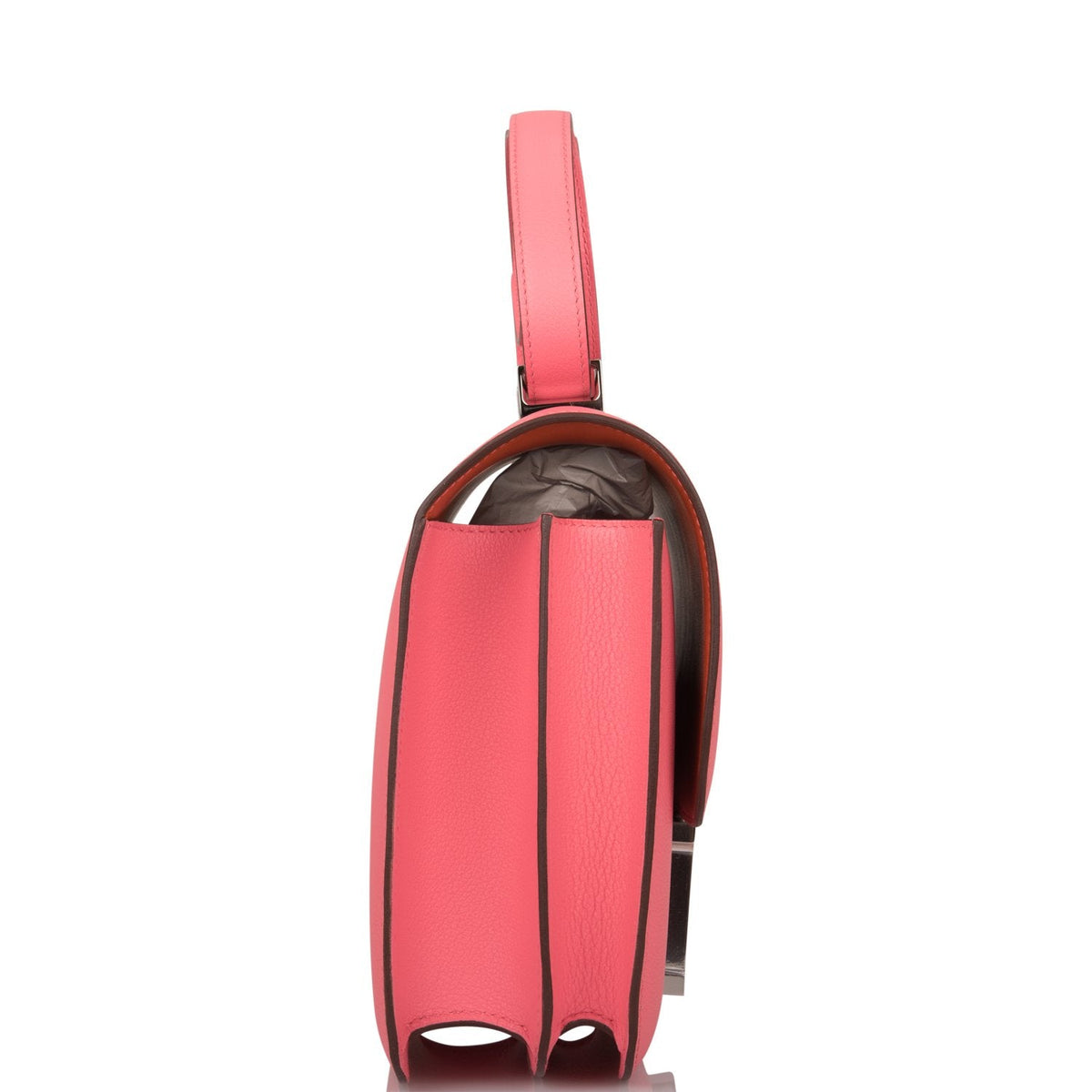 Hermes Rose D'Ete Verso Evercolor Constance 24cm Palladium Hardware