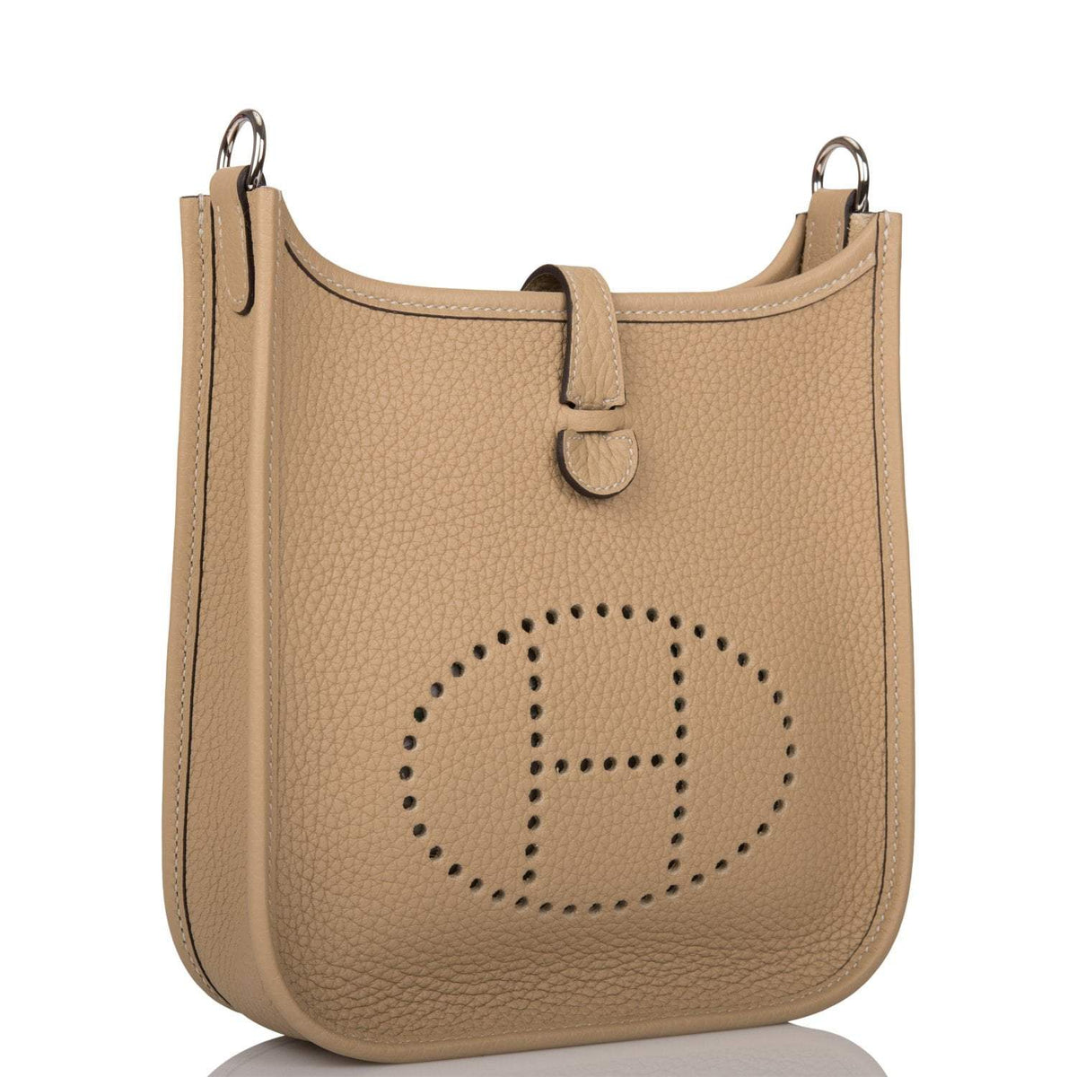 Hermes Trench Clemence Evelyne TPM Bag Palladium Hardware