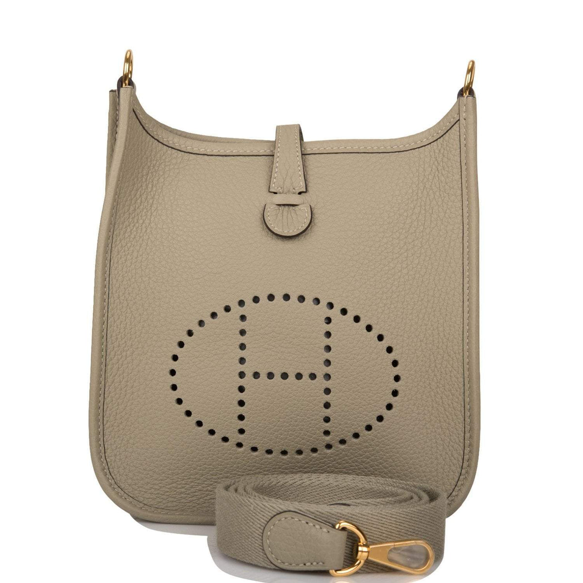 Hermes Sauge Clemence Evelyne TPM Bag Gold Hardware