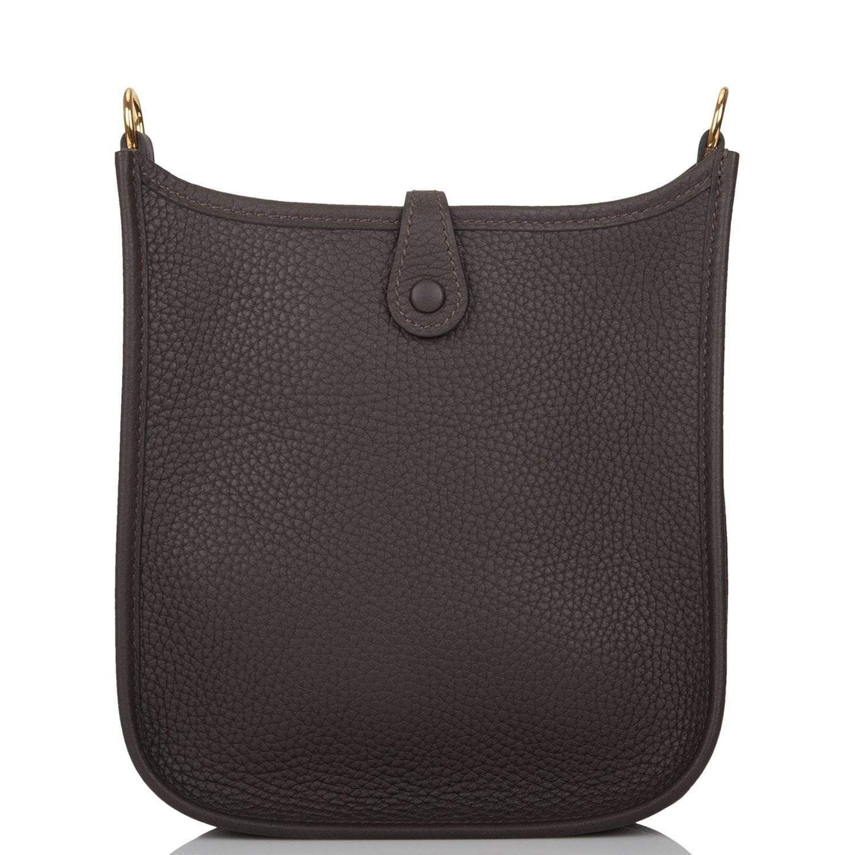 Hermes Ebene Clemence Evelyne TPM Bag Gold Hardware