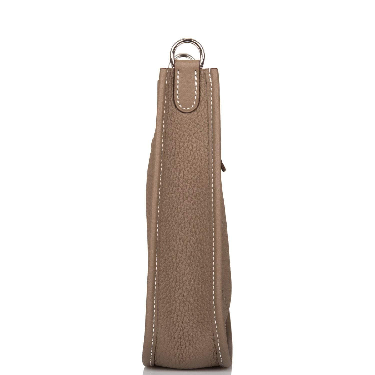 Hermes Evelyne TPM Etoupe Clemence Bag Palladium Hardware