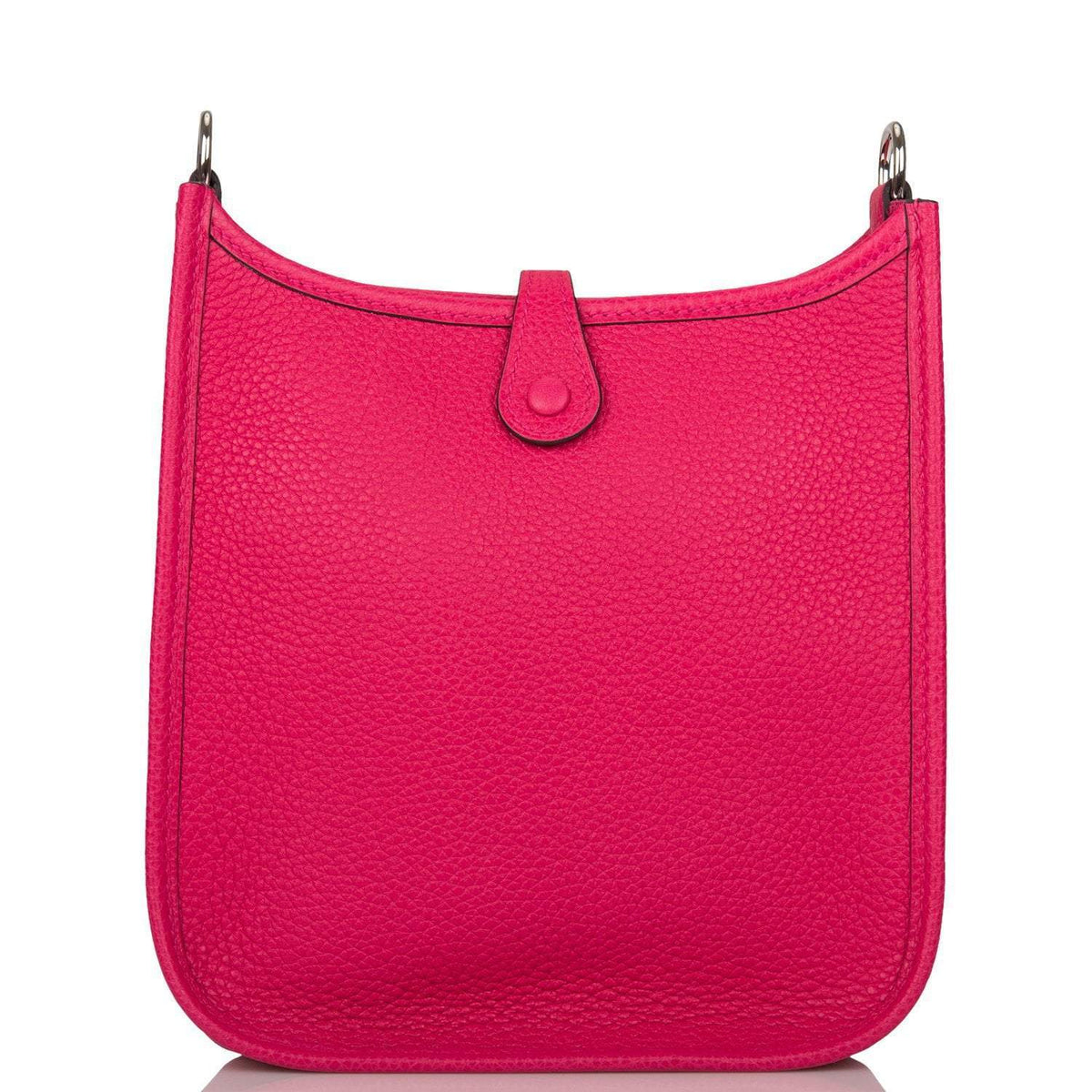 Hermes Rose Mexico Clemence Evelyne TPM Bag Palladium Hardware