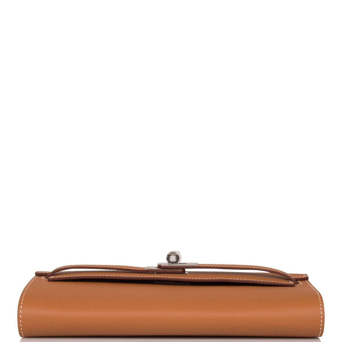 Hermes Gold Epsom Kelly Wallet To Go Palladium Hardware