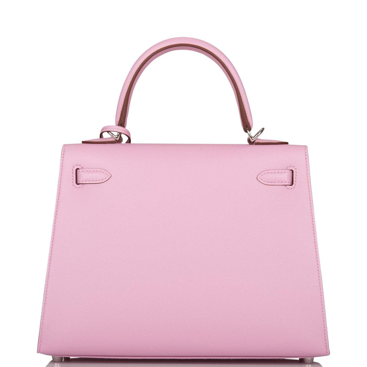 Hermes Mauve Sylvestre Epsom Sellier Kelly 25cm Palladium Hardware