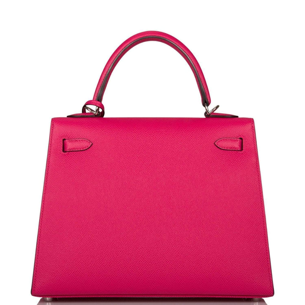 Hermes Rose Mexico Epsom Sellier Kelly 25cm Palladium Hardware