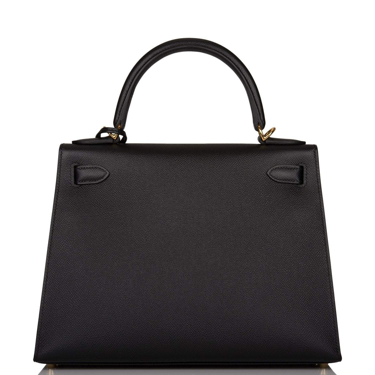 Hermes Black Epsom Sellier Kelly 28cm Gold Hardware
