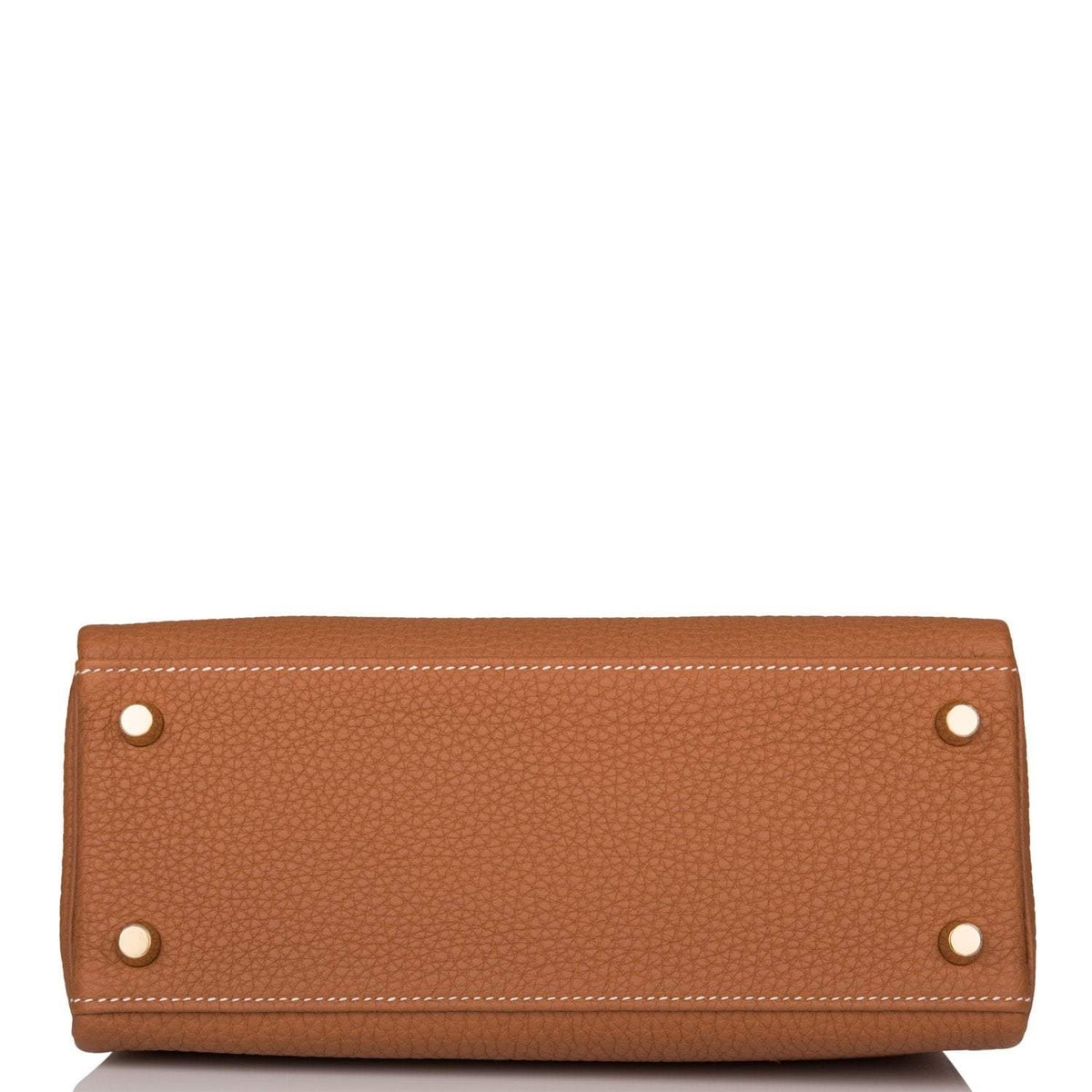 Hermes Gold Togo Retourne Kelly 25cm Gold Hardware