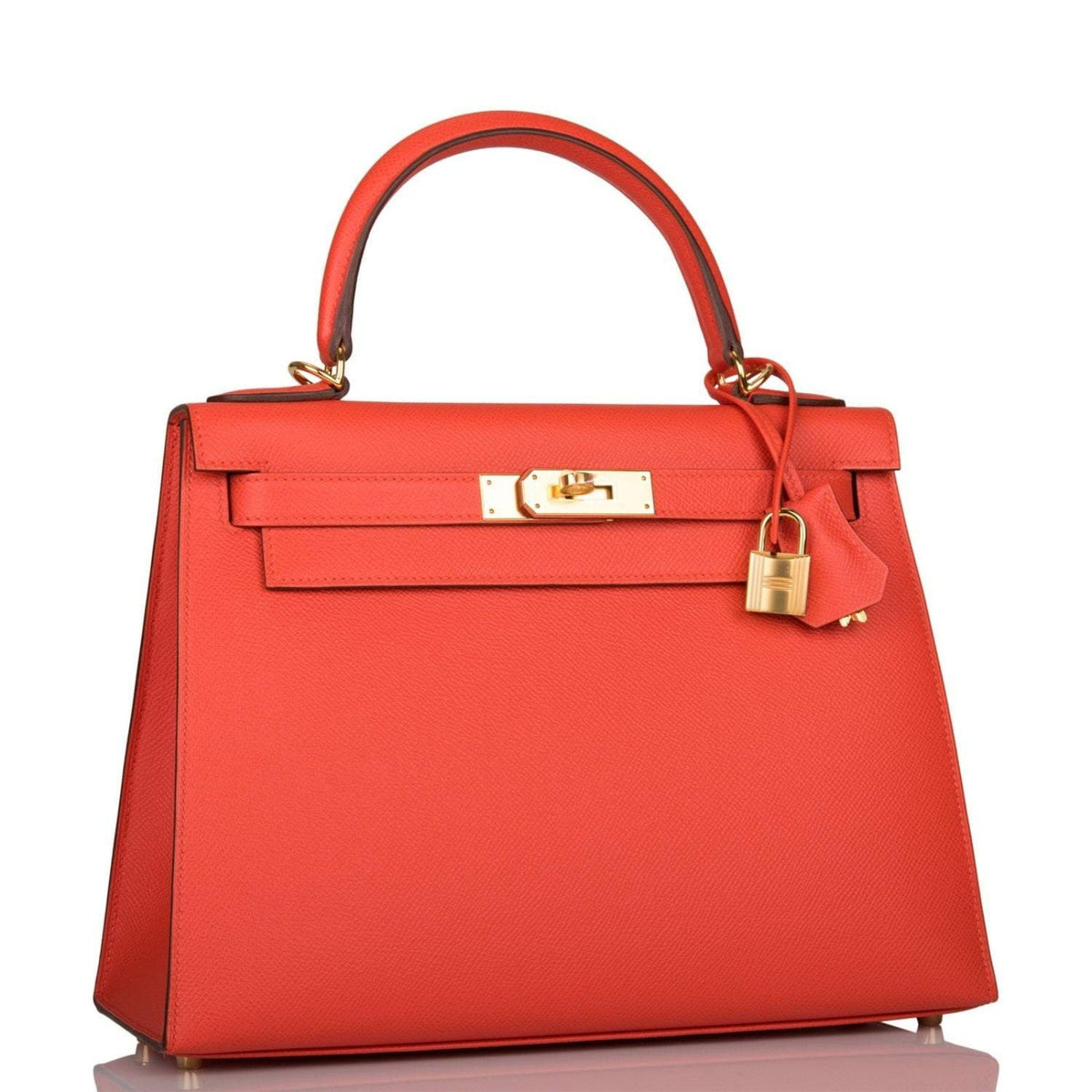 Hermes Capucine Epsom Sellier Kelly 28cm Gold Hardware
