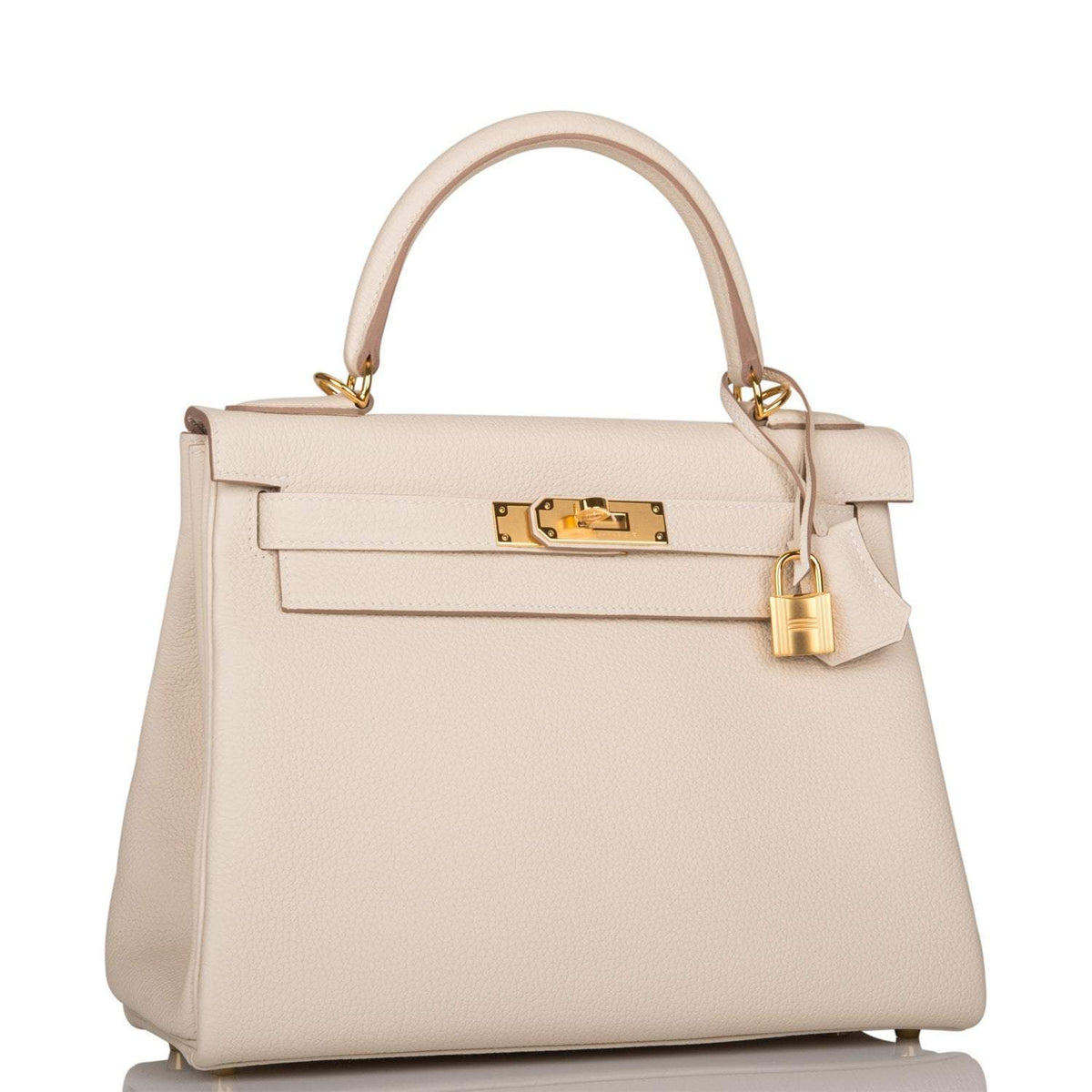 Hermes Craie Togo Retourne Kelly 28cm Gold Hardware
