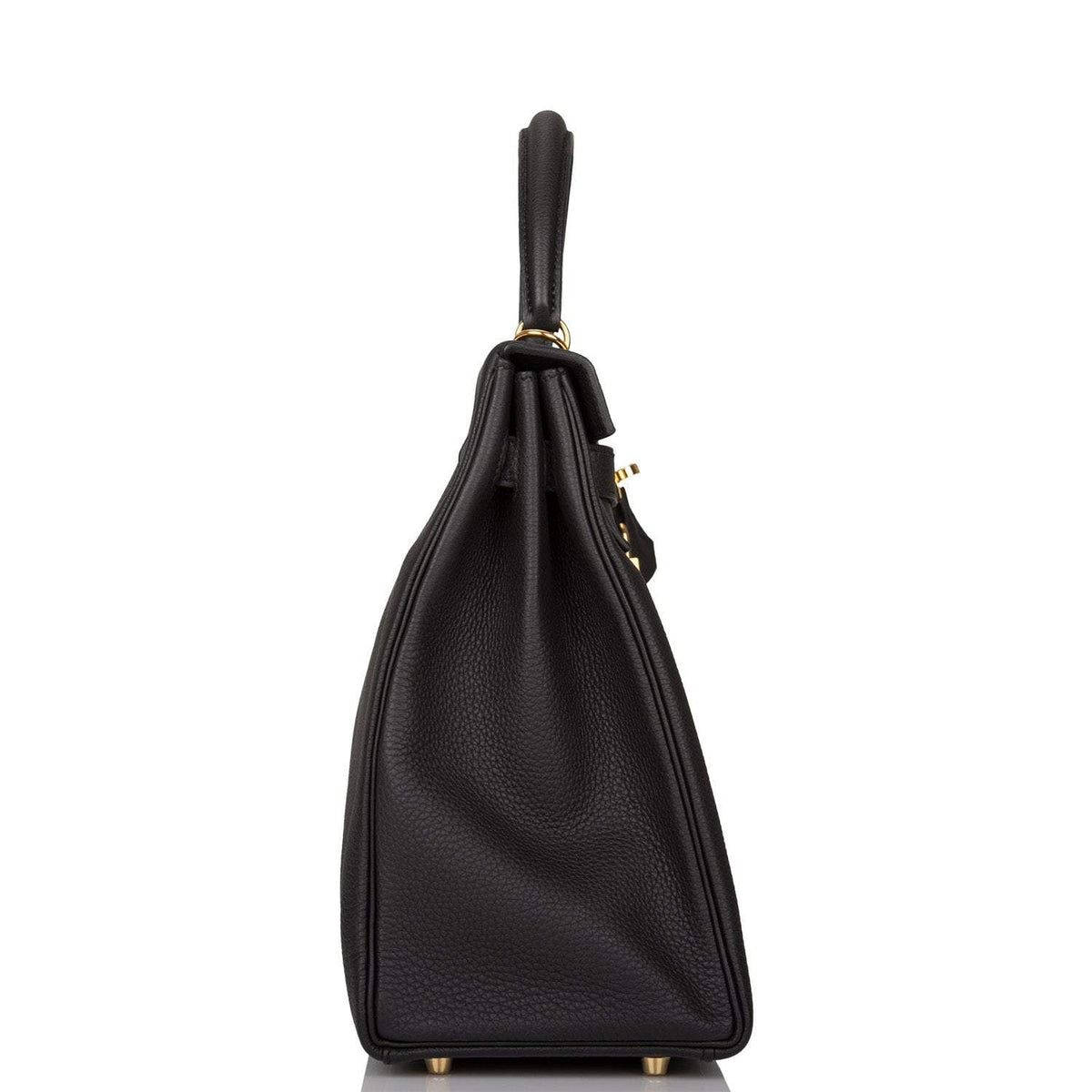 Hermes Black Togo Retourne Kelly 35cm Gold Hardware