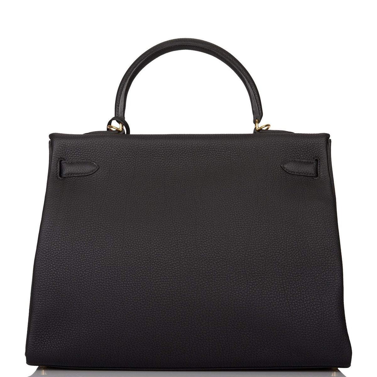 Hermes Black Togo Retourne Kelly 35cm Gold Hardware