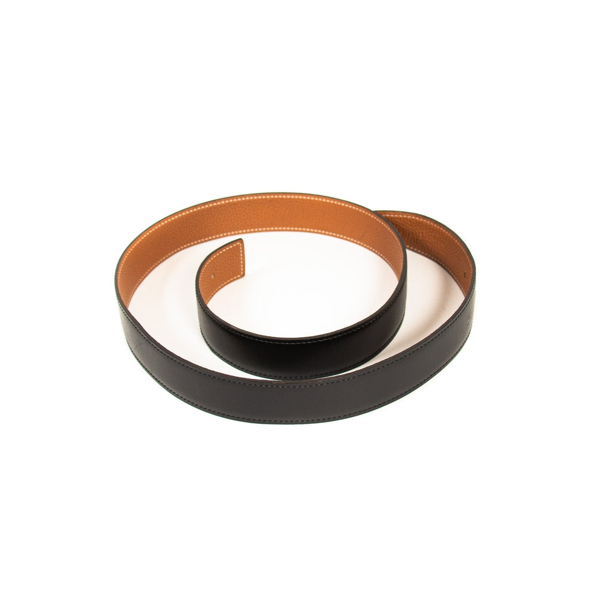 Hermès Reversible Leather Belt Strap