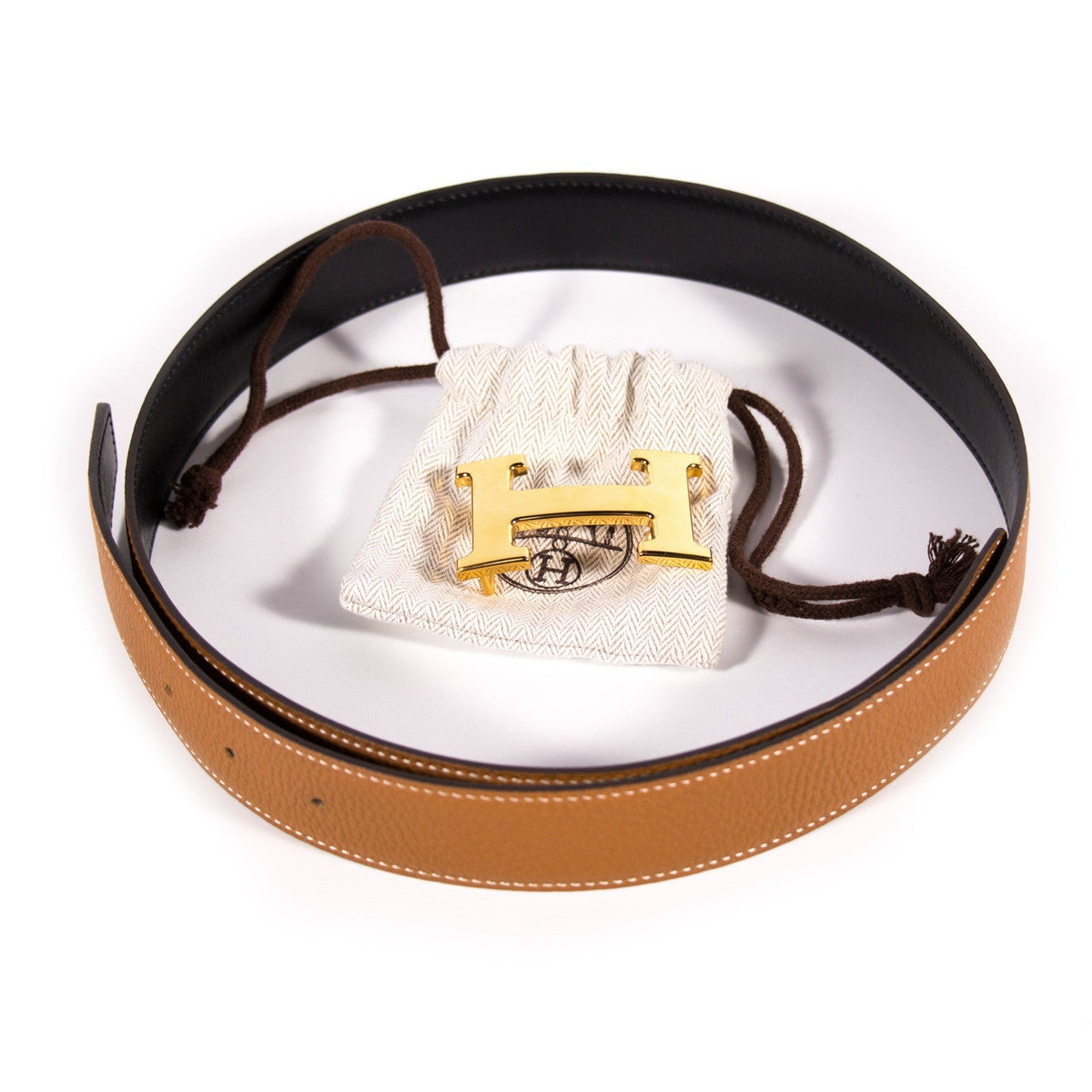 Hermes Reversible H Belt