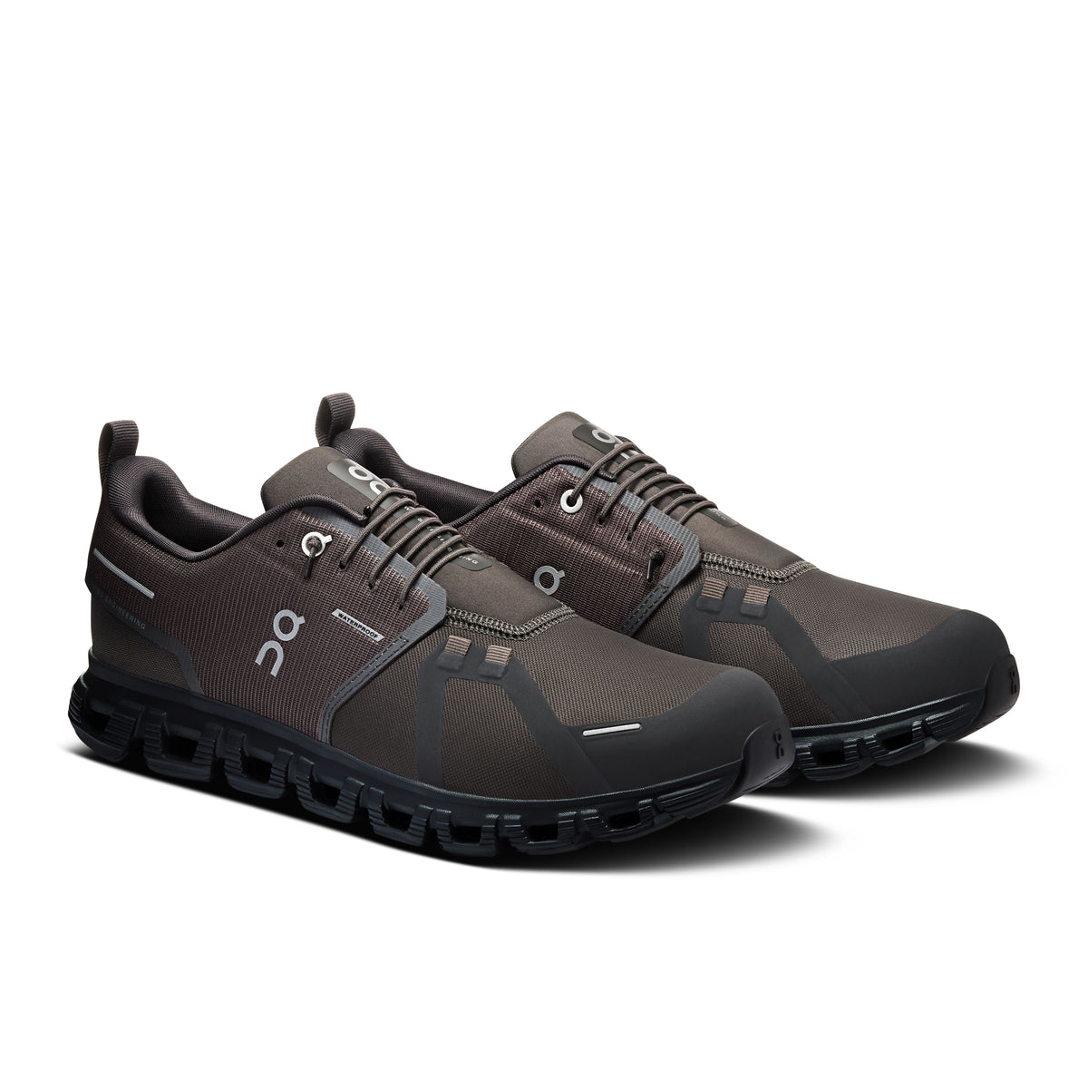 On Cloud 6 Waterproof Men's Shoes - Espresso / Black